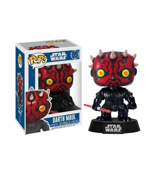 B-Ware Star Wars POP! Vinyl Wackelkopf-Figur Darth Maul 10 cm - defekte Verpackung