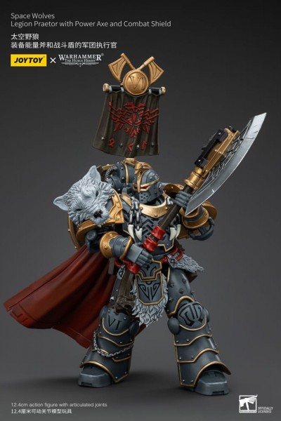 Warhammer The Horus Heresy Actionfigur 1/18 Space Wolves Legion Praetor with Power Axe and Combat