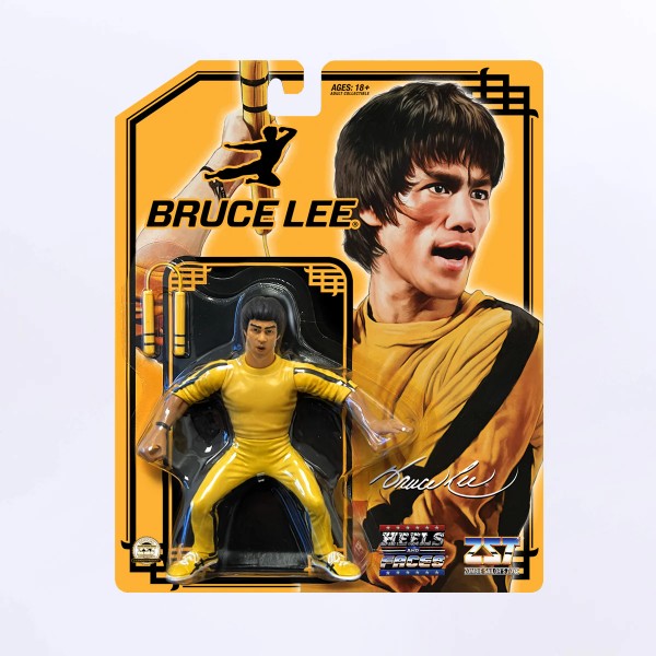 Bruce Lee Yellow Tracksuit Action Figure - 11 cm