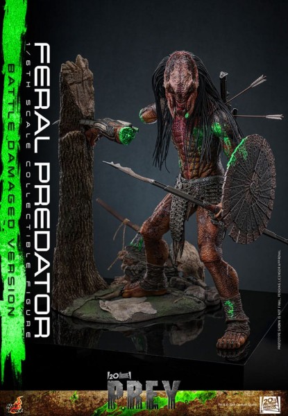 Prey Actionfigur 1/6 Feral Predator (Battle Damaged Version) 37 cm