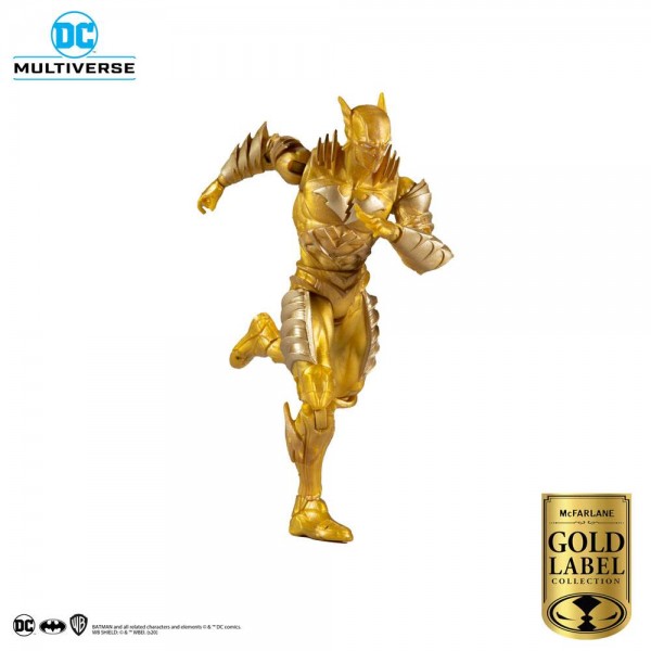 DC Multiverse Action Figure The Flash (Earth 52, Dark Nights: Metal) Gold Label Series