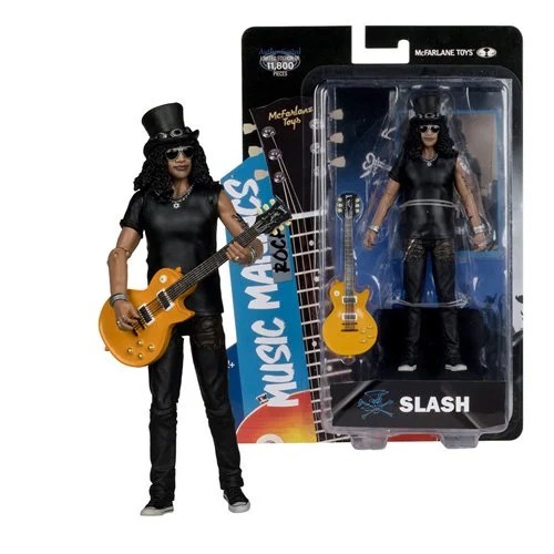 Music Maniacs Rock Wave 3 Guns N Roses Slash 6-Inch Scale Action Figure