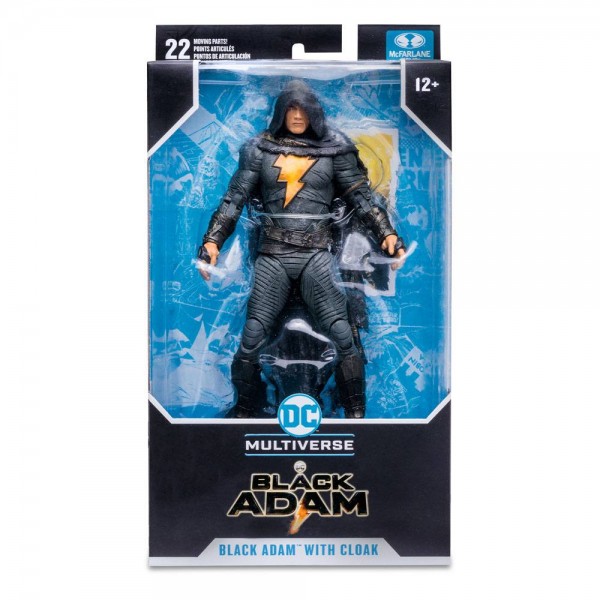 DC Multiverse Black Adam Movie Actionfigur Black Adam (with Cloak)