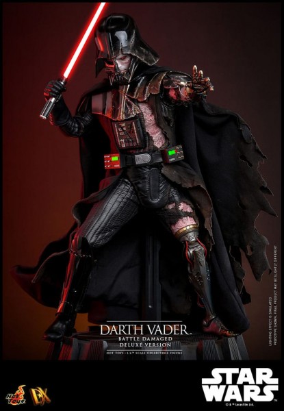 Star Wars Actionfigur 1/6 Darth Vader (Battle Damaged) Deluxe Version 35 cm