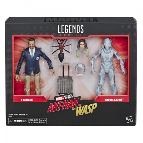 Ant-Man and the Wasp Marvel Legends 80th Anniversary Actionfiguren Ghost & Luis (2-Pack)