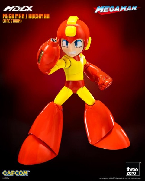 Mega Man MDLX Actionfigur Mega Man / Rockman (Fire Storm) 10 cm