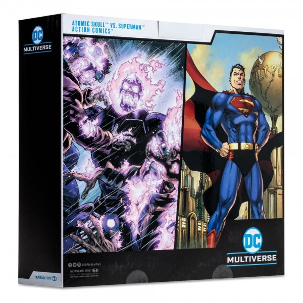 DC Collector Multipack Actionfigur Atomic Skull vs. Superman (Action Comics) (Gold Label) 18 cm