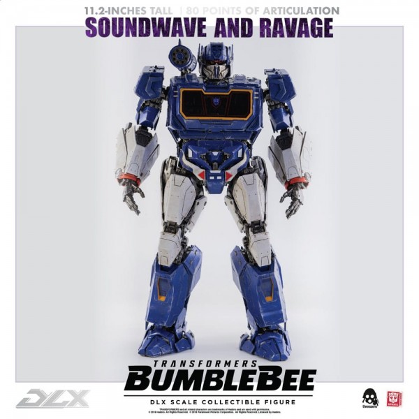 Transformers Bumblebee DLX Actionfiguren Doppelpack 1/6 Soundwave & Ravage 28 cm