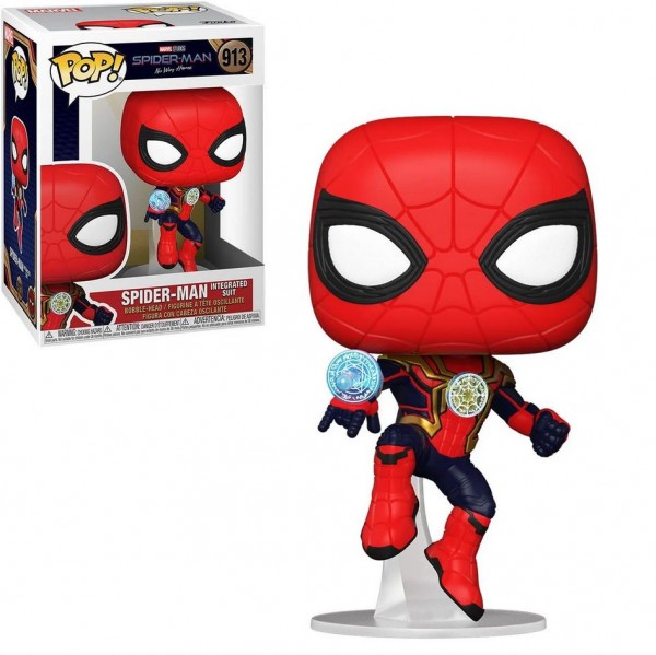 Spider-Man No Way Home Funko Pop! Vinylfigur Spider-Man (Integrated Suit)