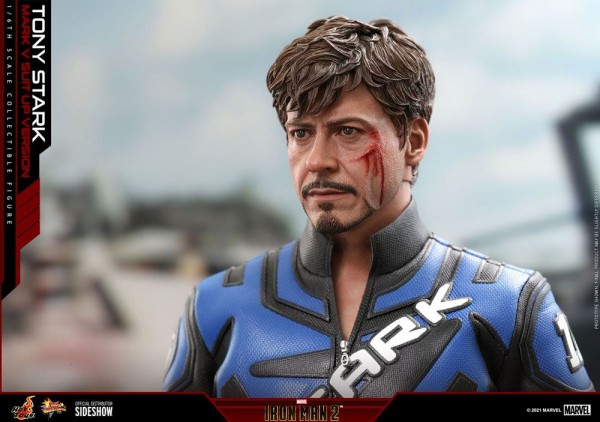 Iron Man 2 Movie Masterpiece Actionfigur 1/6 Tony Stark (Mark V Suit Up Version)