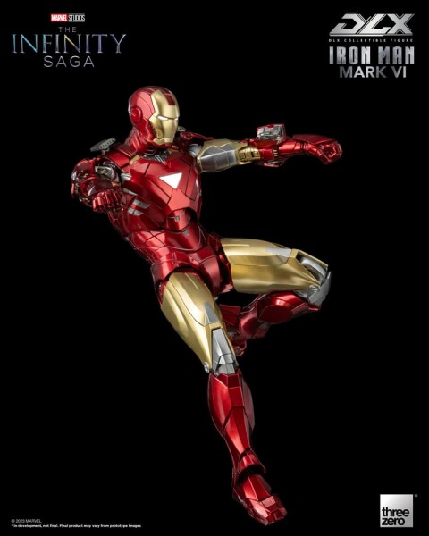 Infinity Saga DLX Action Figure 1/12 Iron Man Mark 6 17 cm