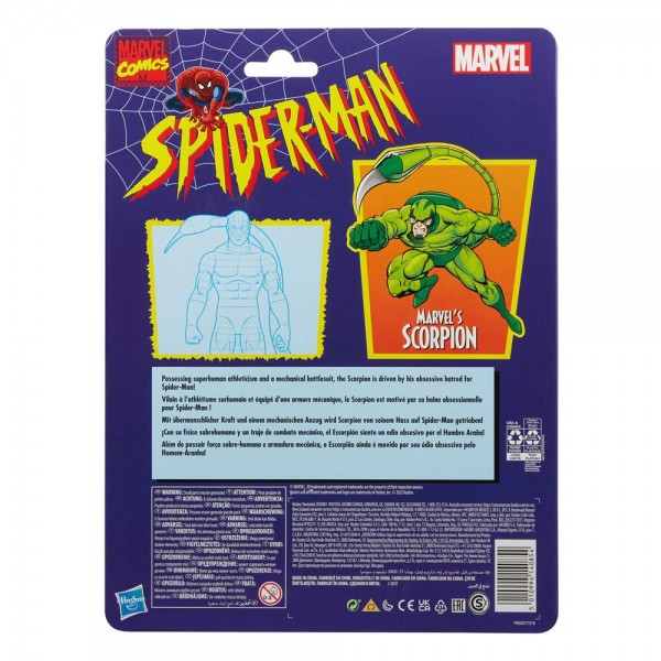 Spider-Man Marvel Legends Retro Action Figure Marvel's Scorpion