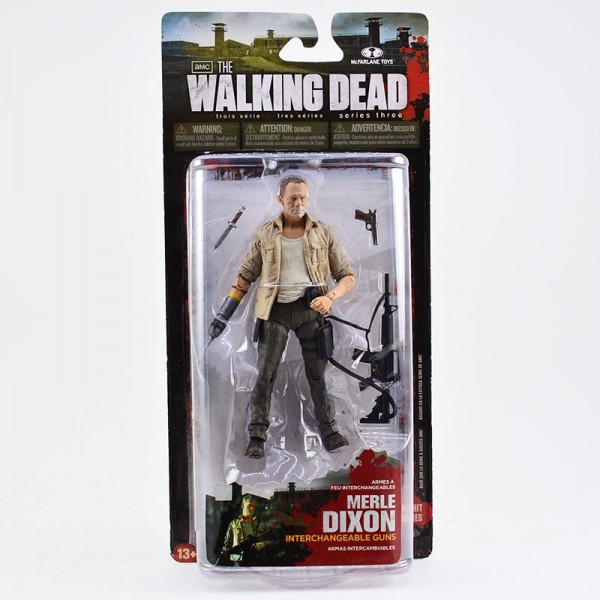 B-Ware The Walking Dead Actionfigur Merle Dixon 13 cm - defekte Verpackung