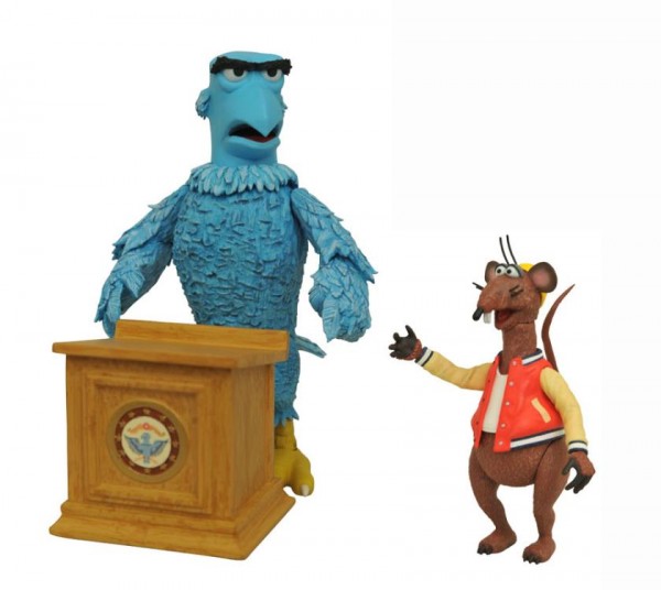 Muppets Select Actionfigur Sam the Eagle &amp; Rizzo