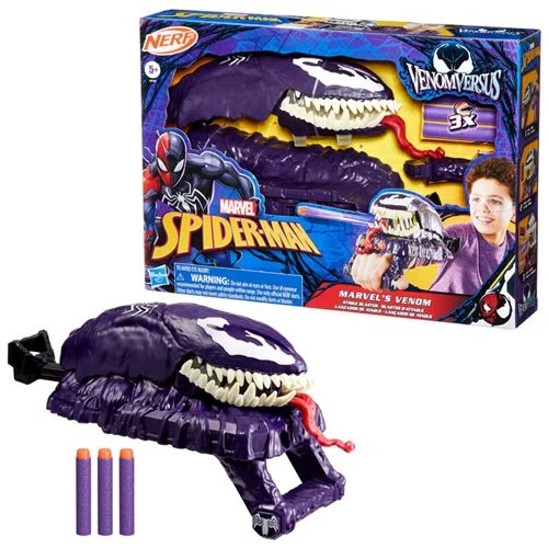 Spider-Man VenomVersus Marvel's Venom Strike Nerf Blaster