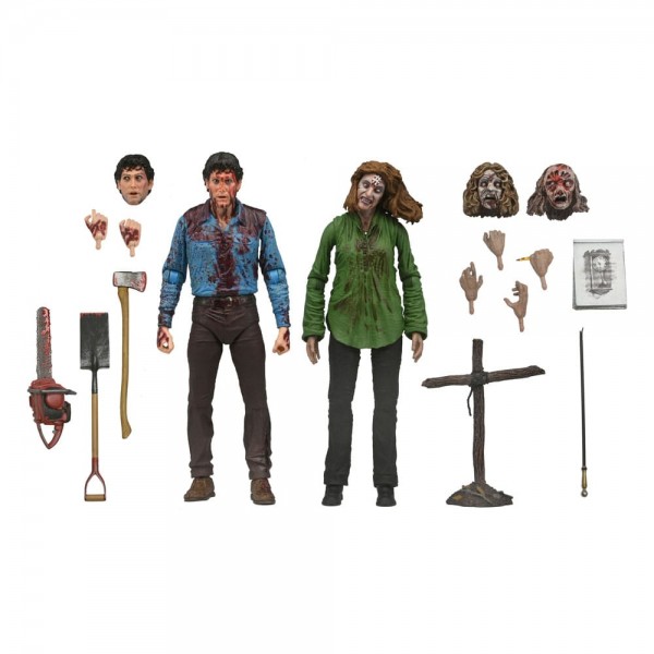 Tanz der Teufel Ultimate Actionfiguren 2er-Pack Bloody Ash & Cheryl Williams 18 cm