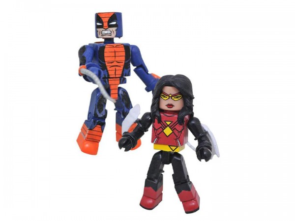 Marvel Series 80 Spider-Woman Constrictor Minifiguren 2-Pack
