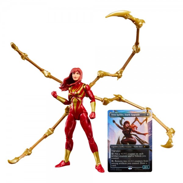 Marvel Legends Magic: The Gathering Actionfigur Mary Jane Watson (Iron Spider) (plus Foil-Karte)