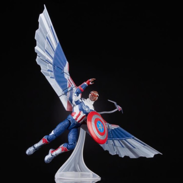Avengers 2021 Marvel Legends Action Figure Set Wave 1 Capt. America Flight Gear (7)