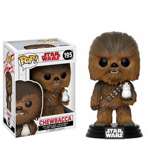 Star Wars Episode VIII POP! Vinyl Wackelkopf-Figur Chewbacca