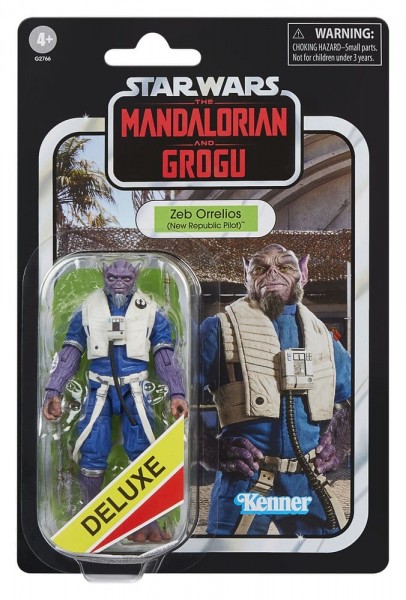 Star Wars: The Mandalorian and Grogu Vintage Collection Action Figure Zeb Orrelios (New Republic Pilot) 10 cm