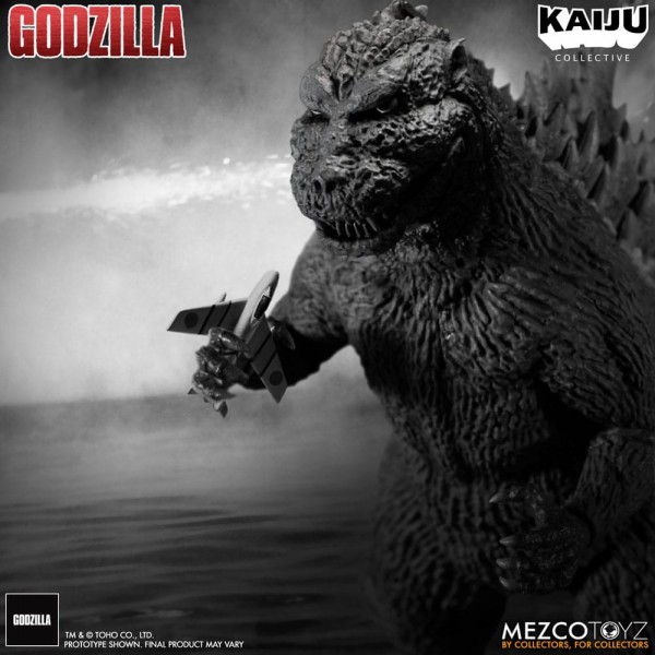 Godzilla (1954) Kaiju Collective Actionfigur Godzilla - Black & White Edition 
