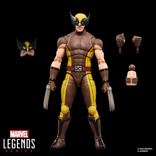 Deadpool & Wolverine Marvel Legends Wolverine (Brown Suit) Actionfigur