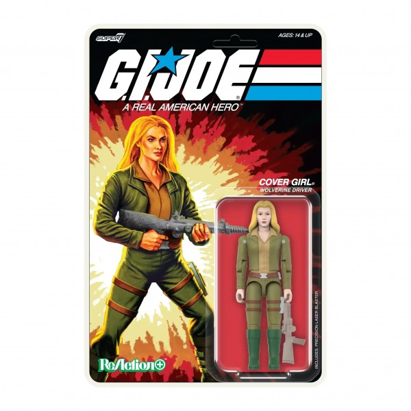 G.I. Joe ReAction Actionfigur Wave 01 - Cover Girl (Blonde)