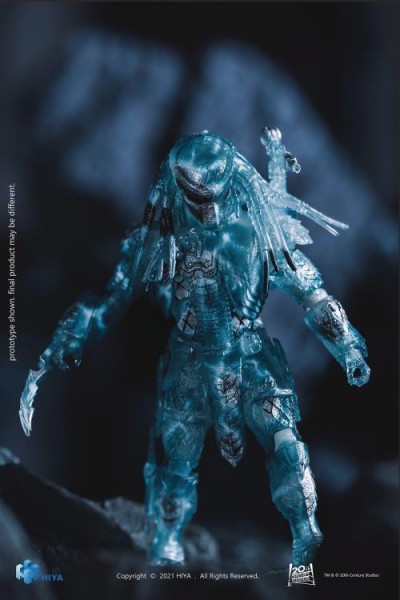 Alien vs. Predator Actionfigur 1/18 Scar Predator (Active Camouflage) Exclusive