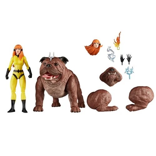 Inhumans Marvel Legends Series Crystal and Lockjaw Deluxe 6-Inch Action Figures