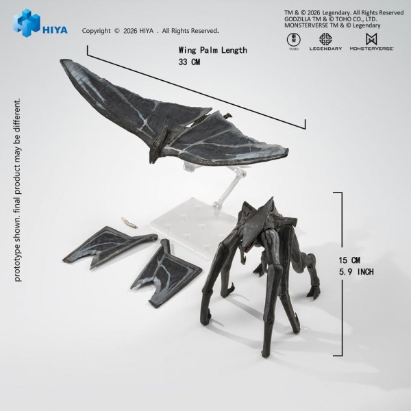 Godzilla (2014) Exquisite Basic Actionfiguren Male & Female Muto Set 16 cm