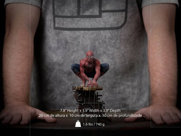 Spider-Man: No Way Home BDS Art Scale Statuen-Set 1/10 Spider-Man (Peter #1 + #2 + #3) Deluxe