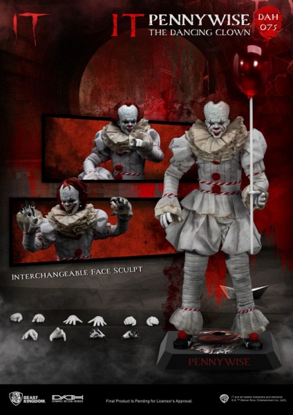 Stephen King's Es Dynamic 8ction Heroes Actionfigur 1:9 Pennywise 21 cm