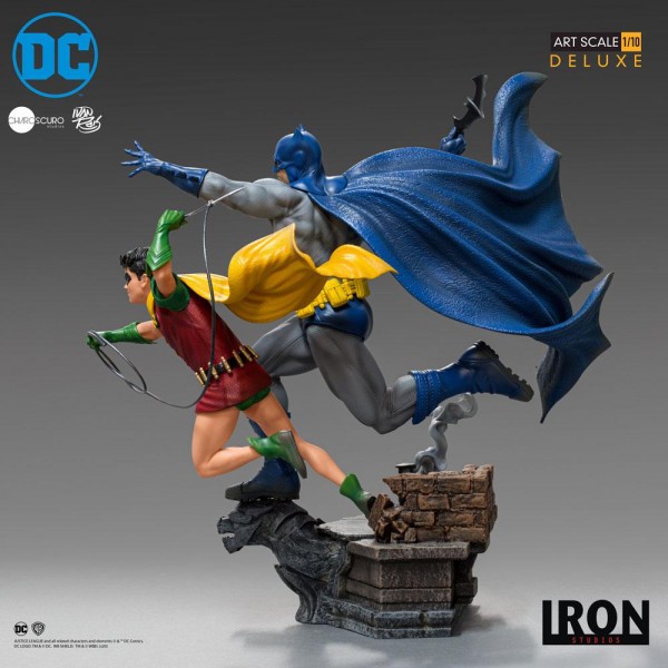 DC Comics Art Scale Statue 1/10 Batman & Robin by Ivan Reis (Deluxe)