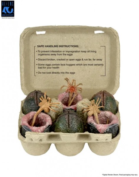 Aliens 40th Anniversary Alien Eggs 6 Accessory Pack