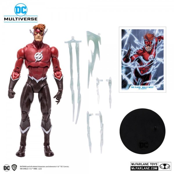 DC Multiverse DC Rebirth Action Figure The Flash Wally West