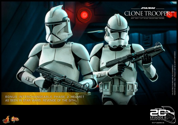 Star Wars Movie Masterpiece Action Figure 1/6 Clone Trooper (Ep II)
