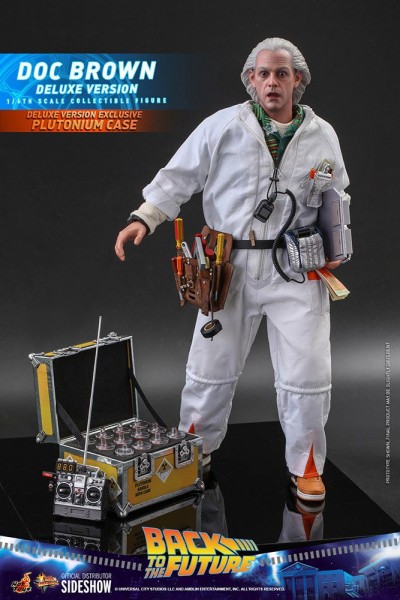 Back to the Future Movie Masterpiece Action Figure 1/6 Doc Brown (Deluxe Version)