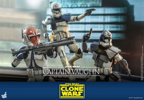 Star Wars Clone Wars Television Masterpiece Actionfigur 1/6 Captain Vaughn