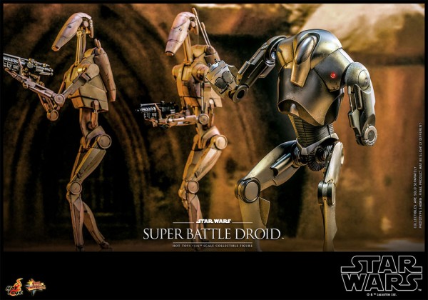 Star Wars Movie Masterpiece Action Figure 1/6 Super Battle Droid Ep II