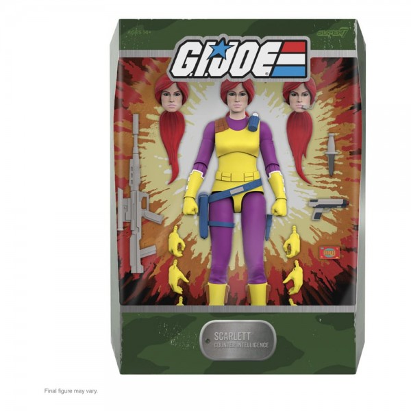 GI Joe Ultimates Actionfigur Wave 6 Baroness Scarlett (DIC Purple) 18 cm