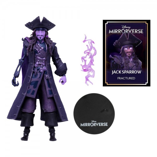 Disney Mirrorverse Action Figure Jack Sparrow (Fractured) Gold Label Series