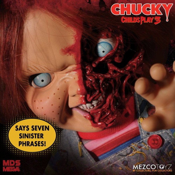 Child's Play 3 Talking Mega-Scale 15-Inch Pizza Face Chucky