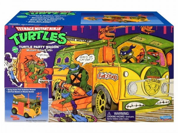 Teenage Mutant Ninja Turtles Classic Fahrzeug Original Party Wagon
