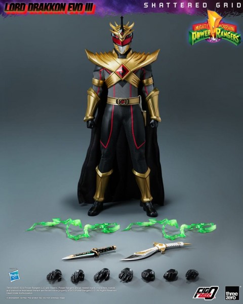 Mighty Morphin Power Rangers Shattered Grid FigZero Actionfigur 1/6 Lord Drakkon Evo III 30 cm