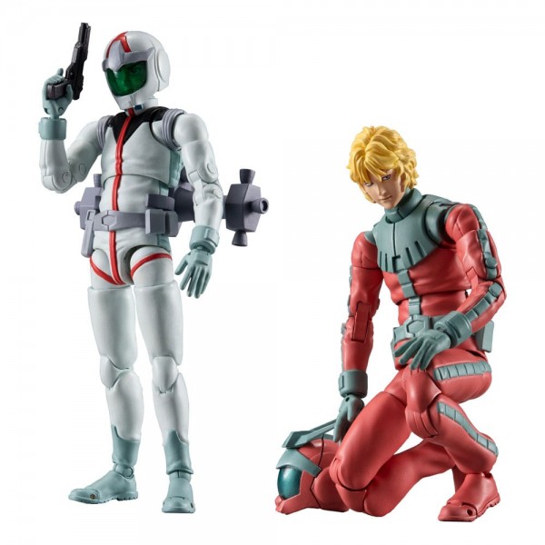 Mobile Suit Gundam G.M.G. Collection EX 09 Amuro Ray &amp; Char Aznable 10 cm