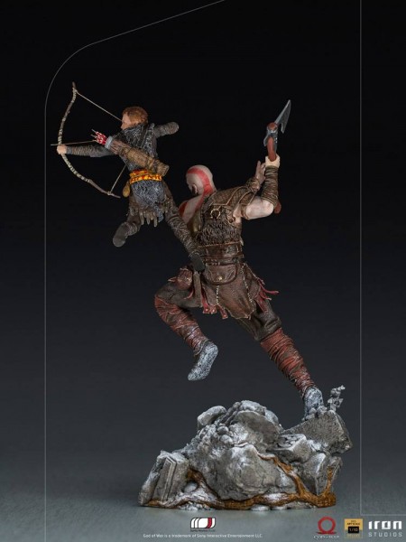 God of War BDS Art Scale Statue 1/10 Kratos & Atreus