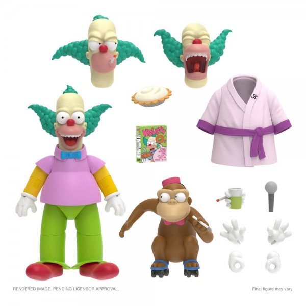 The Simpsons Ultimates Action Figure Krusty the Clown