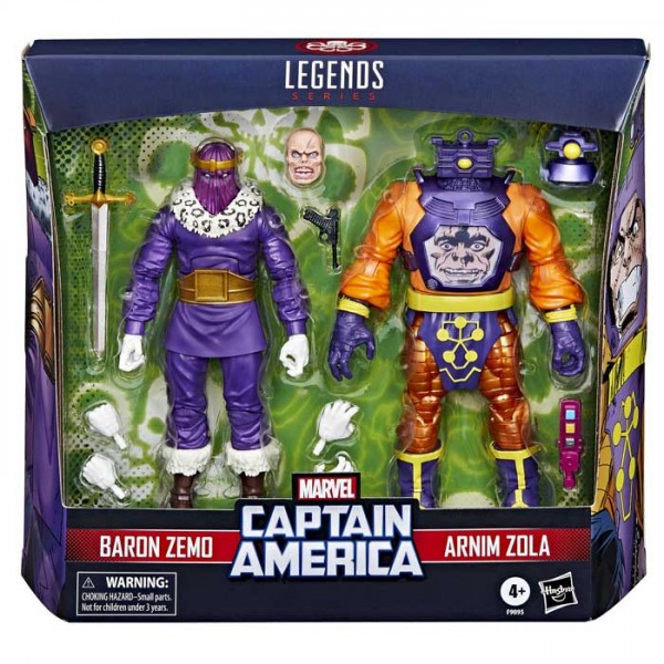 Captain America Marvel Legends Series Baron Zemo & Arnim Zola Set action figures