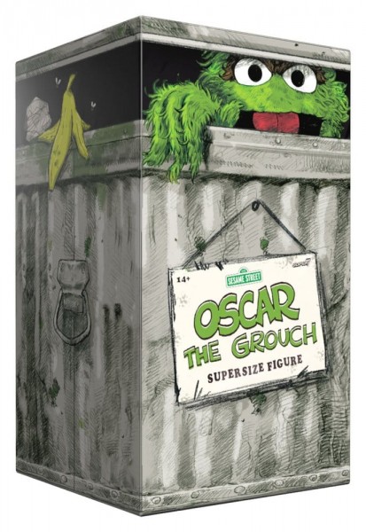 Sesame Street SuperSize Vinyl Figur Oscar The Grouch